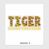 Oog van de tijger sticker (Vel)
