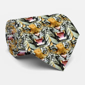 Oog van de tijger stropdas (Opgerold)