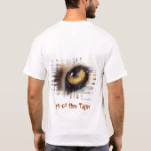 Oog van de tijger t-shirt (Achterkant)