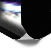 Oog van de tijgerscheur door poster (Hoek)