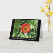 Oog van de Tulp Kaart (Gele Bloem)