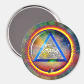 Oog van de Voorzienigheid Magneet (Voorkant / Achterkant)
