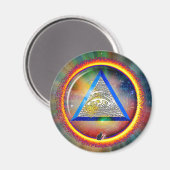 Oog van de Voorzienigheid Magneet (Voorkant / Achterkant)