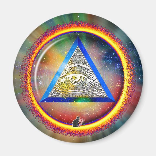 Oog van de Voorzienigheid Magneet (Voorkant)