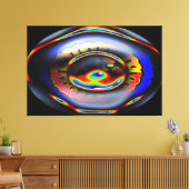 OOG VAN DE WERELD CANVAS AFDRUK (Insitu (Woonkamer))