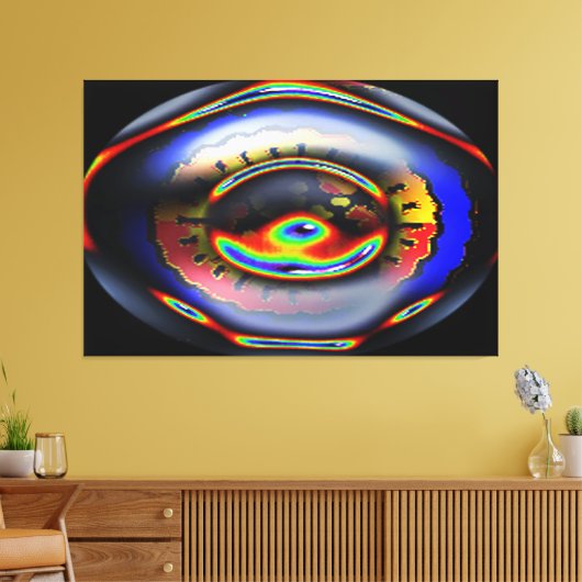 OOG VAN DE WERELD CANVAS AFDRUK (Insitu (Woonkamer))