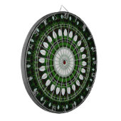 Oog van de Witte Magnolia Dartbord (Voorkant Links)