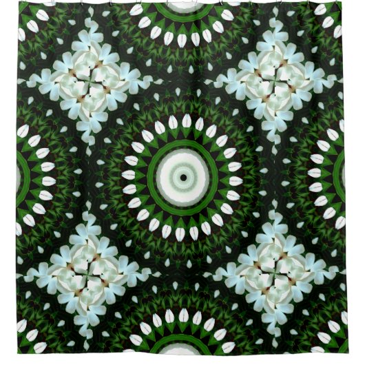 Oog van de Witte Magnolia Douchegordijn (Voorkant)