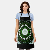 Oog van de Witte Magnolia Schort (Gedragen)