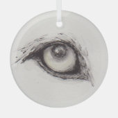 Oog van de Wolf – Blikcollectie Glas Ornament (Voorkant)