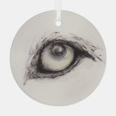 Oog van de Wolf – Blikcollectie Glas Ornament (Achterkant)