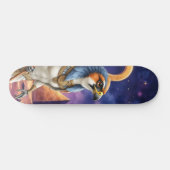 Oog van de Zon – De Eeuwige Valk van de Woestijn Persoonlijk Skateboard (Horizontaal)
