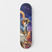 Oog van de Zon – De Eeuwige Valk van de Woestijn Persoonlijk Skateboard (Voorkant)