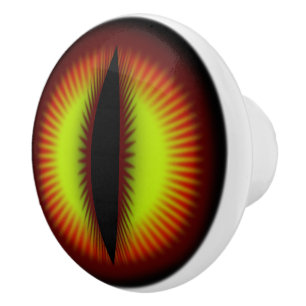 Oog van een draak keramische knop
