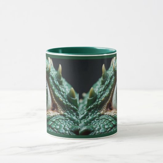 Oog van een Dragon Fantasy Art Mok (Midden)