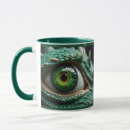 Oog van een Dragon Fantasy Art Mok