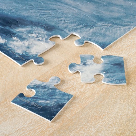 Oog van een orkaan legpuzzel (Zijkant)