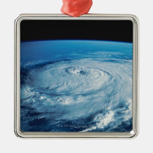 Oog van een orkaan metalen ornament (Voorkant)