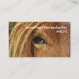 Oog van een paard visitekaartje