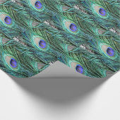 Oog van een peacockdoether cadeaupapier (Hoek)