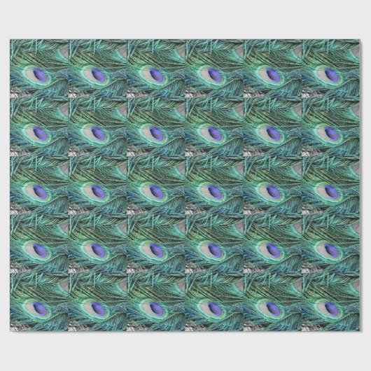 Oog van een peacockdoether cadeaupapier (Vlak)