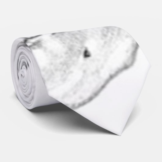 Oog van een schedel Stropdas (Opgerold)