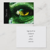 Oog van een ...? visitekaartje (Voorkant / Achterkant)