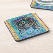 Oog van een Zee monster Bier Onderzetter (Linkerzijde)