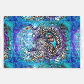 Oog van een Zee monster Inpakpapier Vel (Voorkant 2)