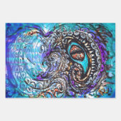 Oog van een Zee monster Inpakpapier Vel (Voorkant)