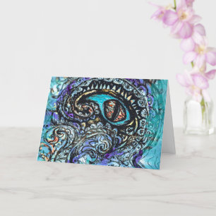 Oog van een Zee monster Kaart