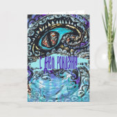 Oog van een Zee monster Kaart (Voorkant)