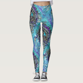 Oog van een Zee monster Leggings