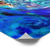 Oog van een Zee monster Poster (Hoek)