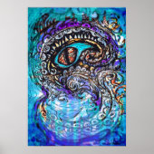 Oog van een Zee monster Poster (Voorkant)
