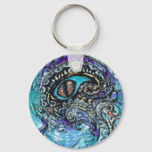 Oog van een Zee monster Sleutelhanger (Voorkant)