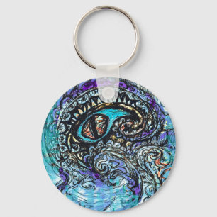 Oog van een Zee monster Sleutelhanger