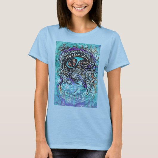 Oog van een Zee monster T-shirt (Voorkant)