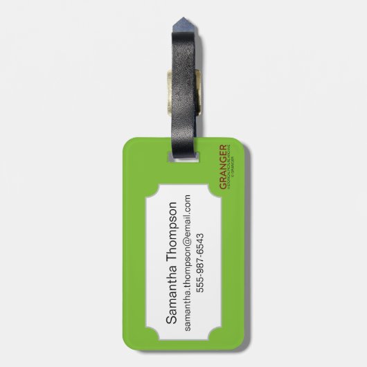 Oog van God Bagagelabel (Achterkant verticaal)