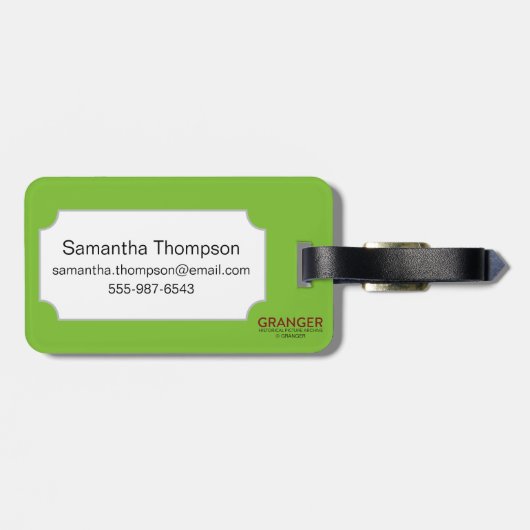 Oog van God Bagagelabel (Achterkant horizontaal)