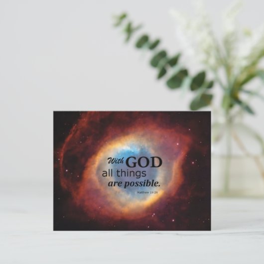 Oog van God Briefkaart (Staand voorkant)