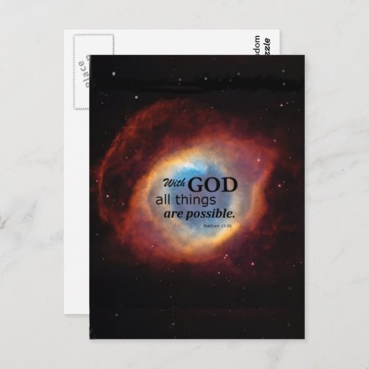 Oog van God Briefkaart (Voorkant / Achterkant)