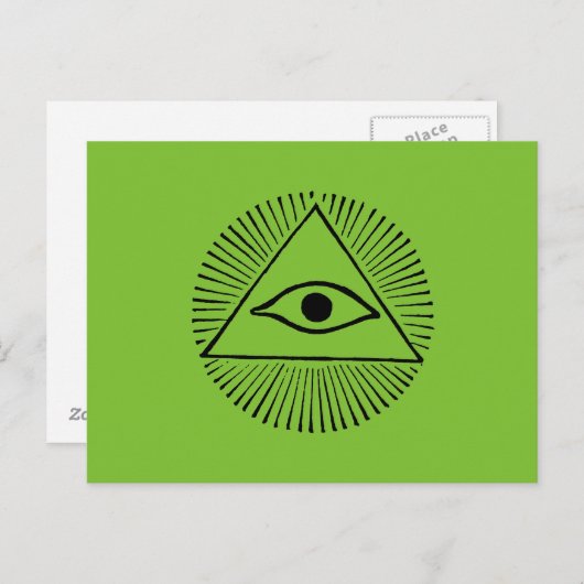 Oog van God Briefkaart (Voorkant / Achterkant)