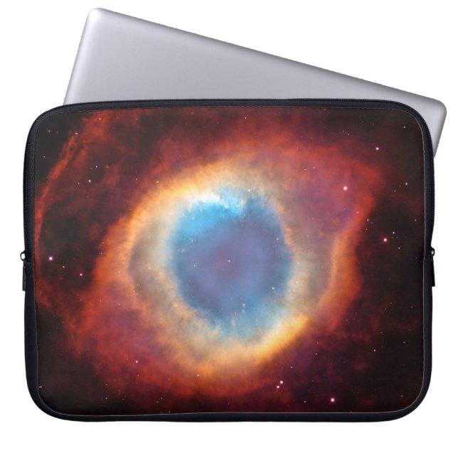 Oog van God Helix Nebula Cosmic Clouds Stars Laptop Sleeve (Voorkant)