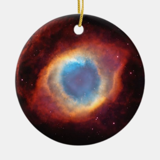 Oog van God Helix Nebula Stars Red Blue Ornament (Voorkant)