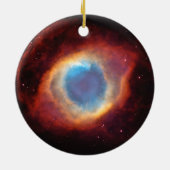 Oog van God Helix Nebula Stars Red Blue Ornament (Achterkant)