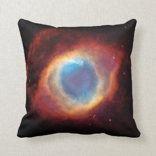 Oog van God Spiraalvormige Nevel Rode Blauwe Stell Kussen