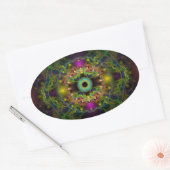 Oog van God - Vesica Piscis Ovale Sticker (Envelop)