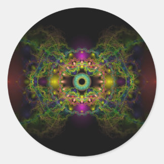 Oog van God - Vesica Piscis Ronde Sticker