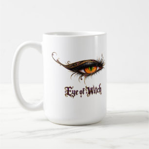 Oog van Heksen van Halloween Glamoureuze Gotische Koffiemok